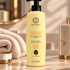 Shampoing kératine acide hyaluronique biotine Kera Queen’s