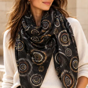Foulard imprimé coton viscose femme | Les Chics Filles