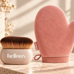 Duo applicateur autobronzant visage corps Helioux Beauty