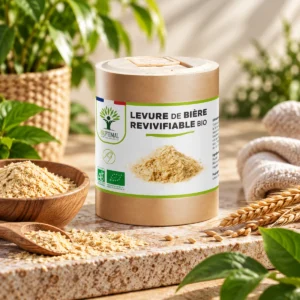 Levure de bière vivante bio Bioptimal 60 gélules