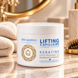 Masque kératine réparateur pour cheveux ternes et fragilisés