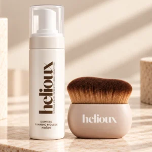 Duo Autobronzant Express mousse et pinceau applicateur