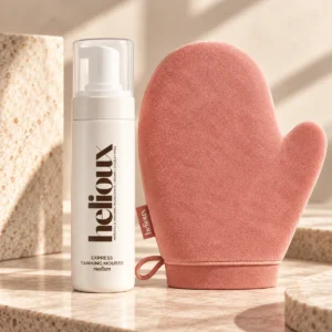 Duo autobronzant mousse et gant velours