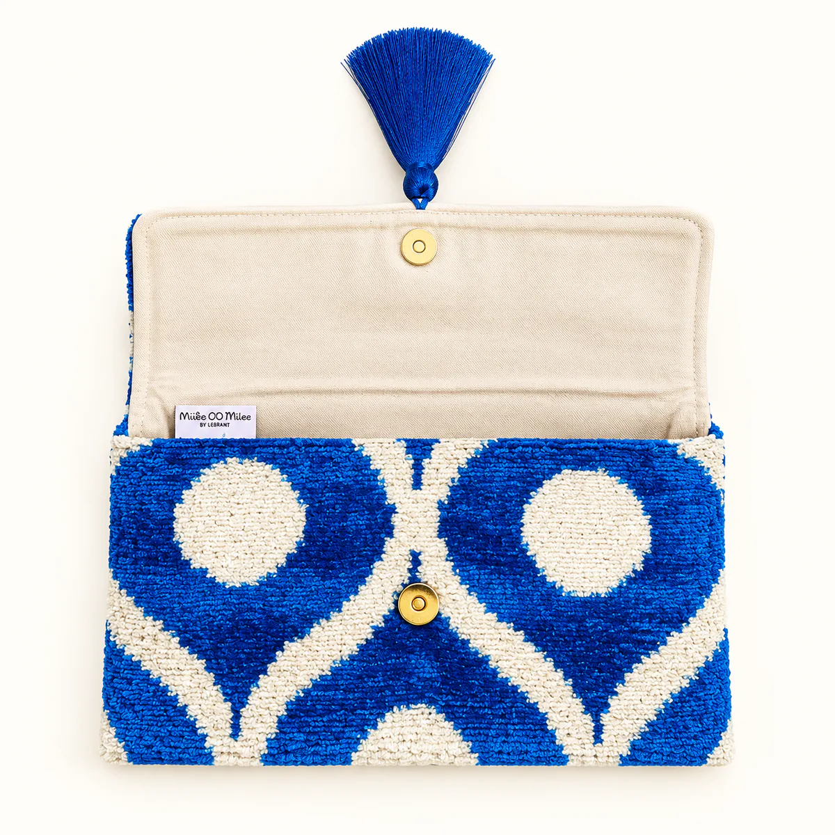 Pochette velours Capri