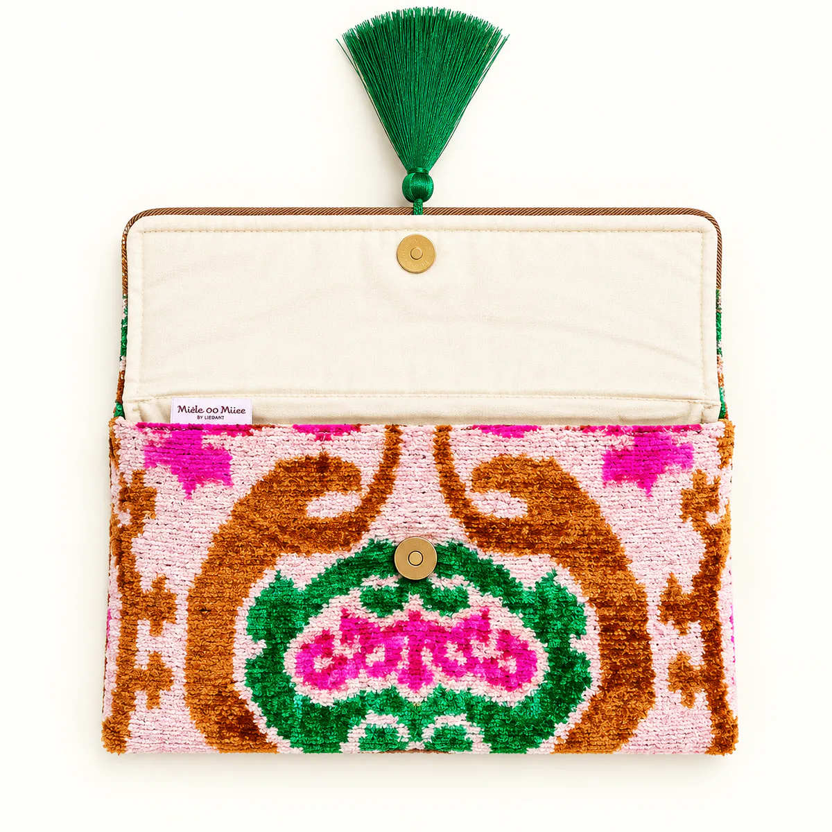 Pochette Marrakech en velours de soie – Image 2