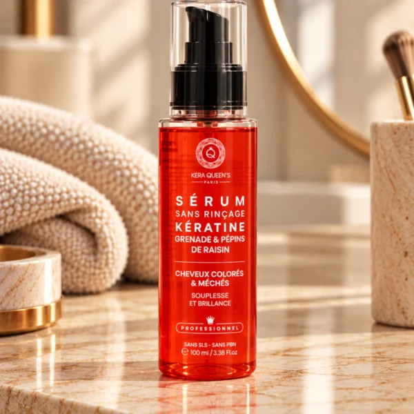 Sérum cheveux colorés Kera Queen’s à la grenade et à la kératine
