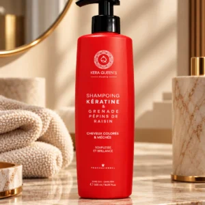 Shampoing kératine grenade pépins de raisin Kera Queen’s