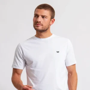 Tee-shirt blanc 100% coton responsable