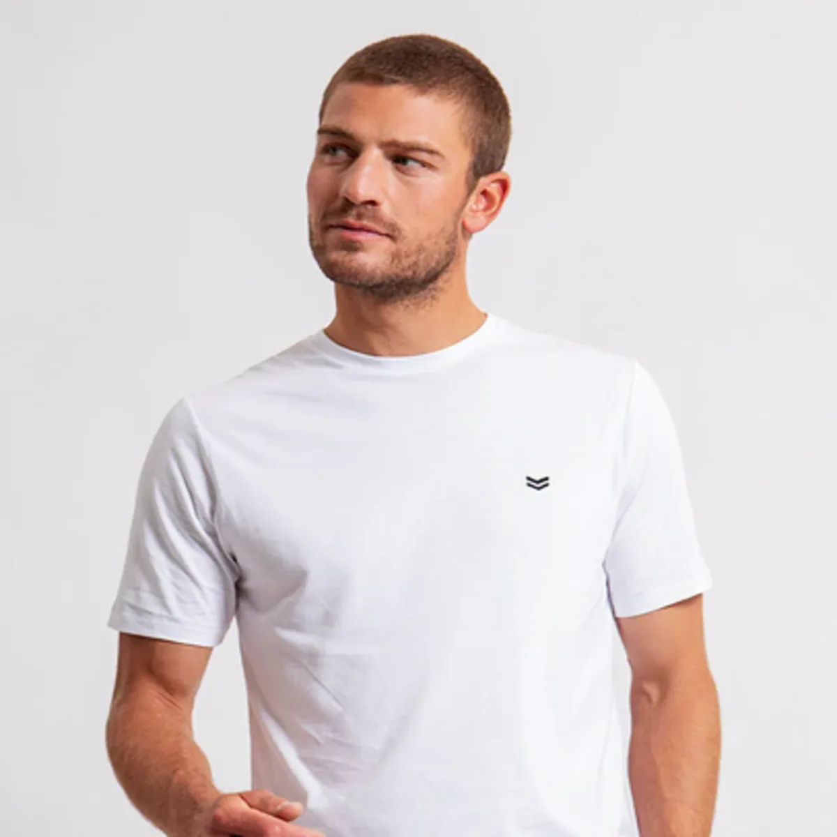Tee-shirt blanc 100% coton responsable