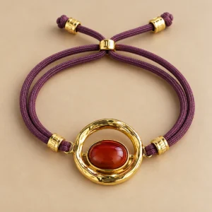 Bracelet agate miel Sianna Emolo