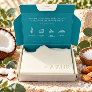 Savon exfoliant eucalyptus Sauna Feels au sel marin