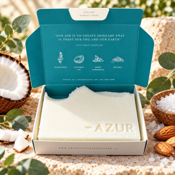 Savon exfoliant eucalyptus Sauna Feels au sel marin