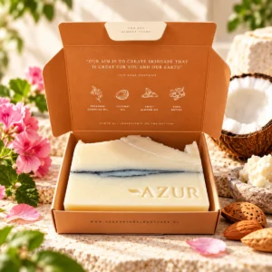 Savon naturel Wild Flower argile rose géranium pamplemousse