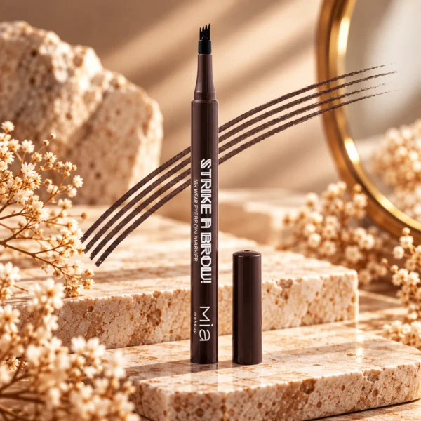 Stylo sourcils chocolat microblading Strike a Brow 4 pointes